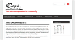 Desktop Screenshot of lakecapri.com